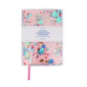 Jollity & Co. - Book Club Confetti Notebook - Pack of 1 Notebook, 100 Sheets - 1 of 2