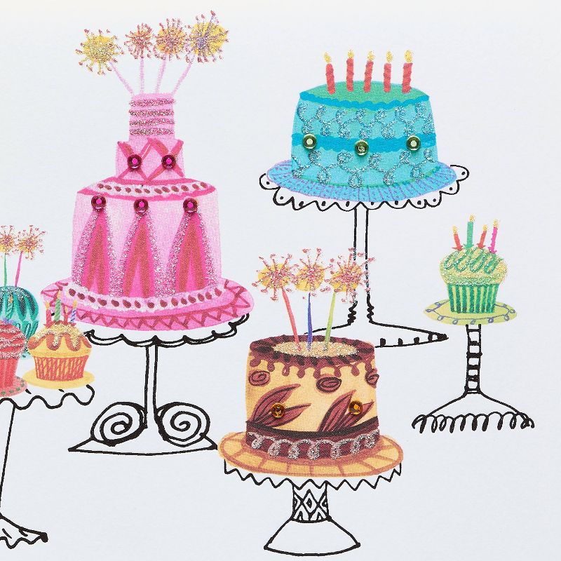 Birthday Card Cakes and Gems - PAPYRUS, 4 of 7