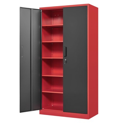 red black