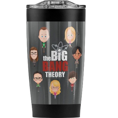 Big Bang Theory Emojis Steel Tumbler 20oz Coffee Travel Mug