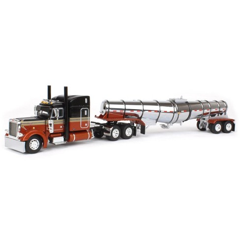 First Gear Dcp 1/64 Burnt Orange Peterbilt 379 W/ 63in Mid-roof Sleeper ...