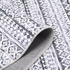 Coucheta Modern Geometric Area Rug Machine Washable Non-Slip Low Pile Carpet for Living Room Bedroom,  Multi-Color & Size - 3 of 4