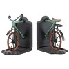 Multicolor Set of 2 Metal Bicycle Bookends - Foreside Home & Garden - 3 of 4
