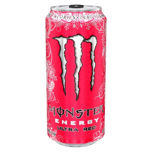 Monster Energy, Ultra Red - 16 Fl Oz Can : Target