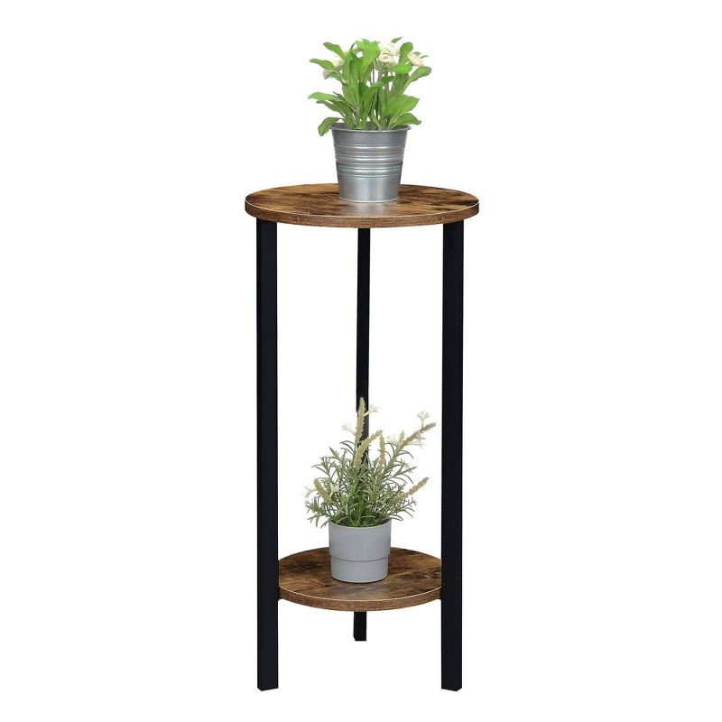 31.5" Graystone 2 Tier Plant Stand - Breighton Home, 3 of 6