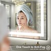 Apmir Super Bright Front & Back LED Lighted Anti-Fog Aluminum Alloy Framed Tempered Glass Bathroom/Vanity Mirror with ETL & 3-Year Warranty - 4 of 4