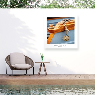 Trademark Fine Art - "Nautical Closeups 4" Outdoor Canvas