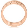 Pompeii3 6mm Men's 14k Gold or Platinum Wedding Band - 2 of 4