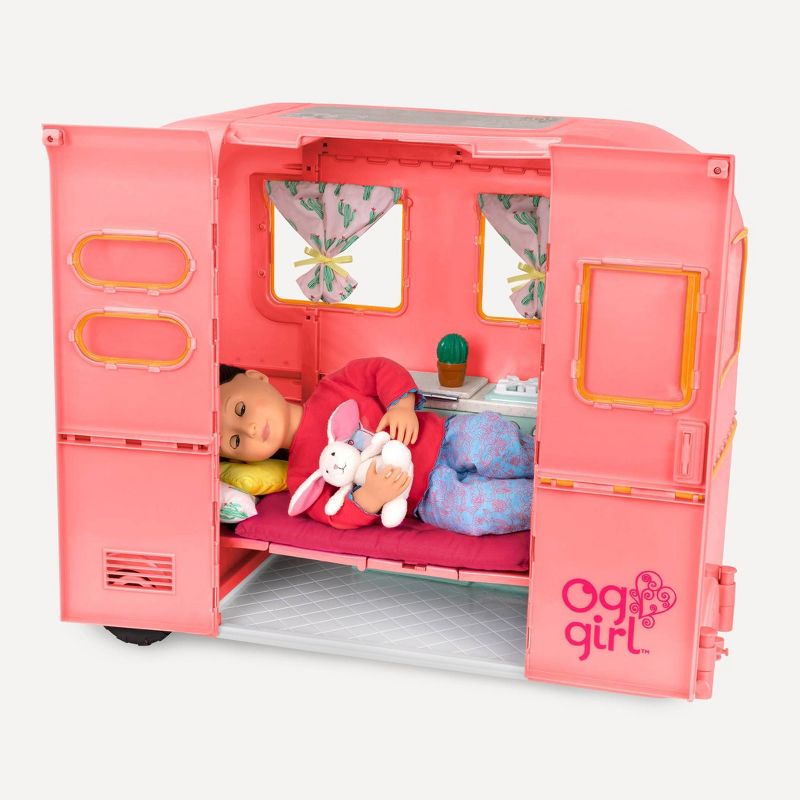 Our Generation RV Seeing You Camper for 18" Dolls - Pink, 4 of 13