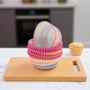 Unique Bargains Rainbow Circle Print Disposable Baking Cups Greaseproof Paper Multicolor 1.97"x1.18" 100 Pcs - 2 of 4