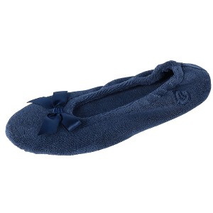 Isotoner Women's Terry Classic Ballerina Slippers - 1 of 4