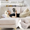 MOONMISS 104" Sectional Couches for Living Room Modular Sofa with Double Chaise U- Shaped Sofa Set with Corduroy Fabric for Living Room - 2 of 4