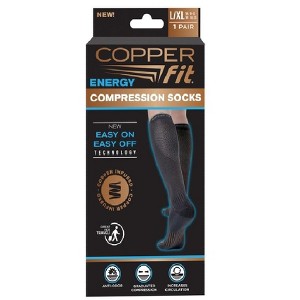 Copper Fit CF2CPSK1BLLXL  As Seen On Tv Compression Socks - 1 of 1