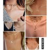 "HONSNY 20PCS 14K GOLD PLATED CHOKER NECKLACES FOR WOMEN - DAINTY GOLD DIAMOND COIN PEARL PENDANT, LAYERED CHAIN NECKLACE SET, TEEN JEWELRY GIFTS" - 2 of 4