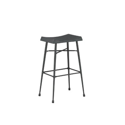 Set of 2 Carson Backless Barstools Gray - Boraam
