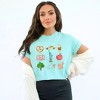 Simply Sage Market Women's New York Travel Collage Short Sleeve Garment Dyed Tee - 2 of 4