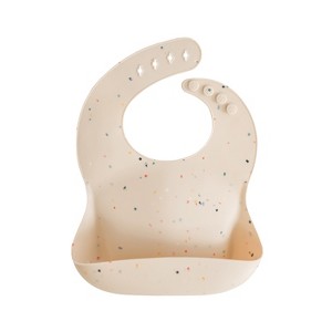 Mushie Silicone Baby Bib - 1 of 4