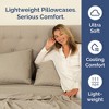 Ultra Soft Solid Pillowcases Set of 2 - Breathable & Comfortable Pillow Covers - CGK Linens - 3 of 4