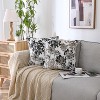 Kate Aurora 1 Piece Jacobean Floral Chenille Ultra Plush & Fluffy 18"x 18" Filled Accent Throw Pillow With Removable Shell/Cover - 2 of 4