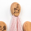 Lehman's Oak Wood Towel Holder - Decorative Wooden Towel Hook for Kitchen or Bath, Amish Farmhouse Tradition - 2 of 3