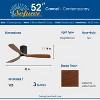 Sofucor Wood Ceiling Fans with Lights and Remote Noiseless Reversible DC Motor 3 Blades for Farmhouse Patio Living Room Bedroom Office Indoor Outdoor - 3 of 4