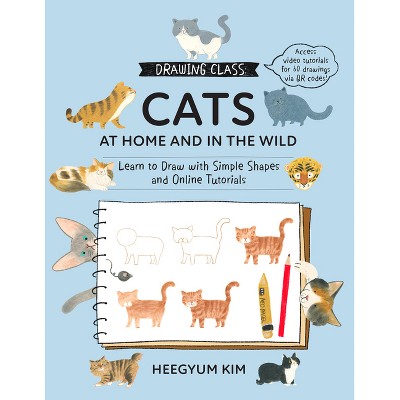 Drawing Class: Cats at Home and in the Wild - by  Heegyum Kim (Paperback)