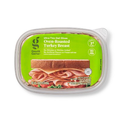 Oven Roasted Turkey Breast Ultra-Thin Deli Slices - 16oz - Good & Gather™