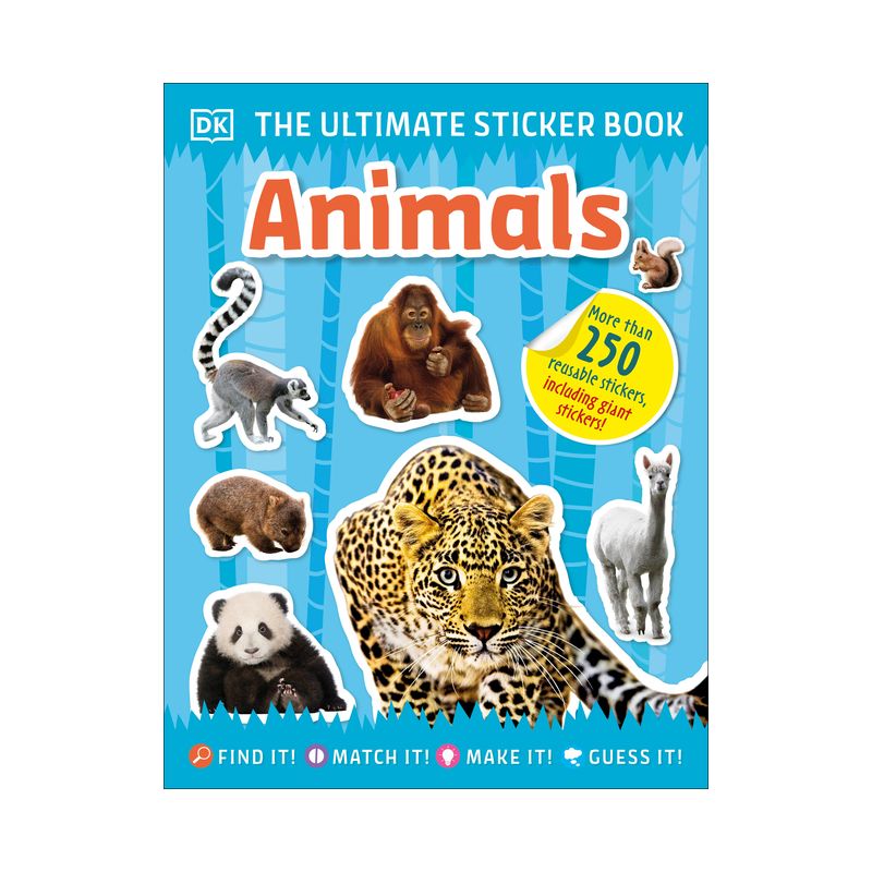The Ultimate Sticker Book Animals - by  DK (Paperback), 1 of 2