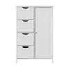 PAGED Storage Cabinet Modern Bathroom Organizer with 4 Drawers, Freestanding Bookshelf Storage Unit for Room - 3 of 4