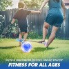 SYNCFUN Blue Ankle Skip Ball, Skip it Toy for Kids Indoor & Outdoor, Flashing Swing Ball Foldable Sports Toy, Birthday Gifts for Kids 3 4 5 + - 2 of 4