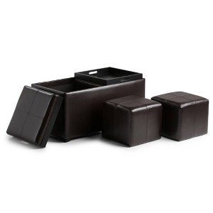 35" Franklin Storage Ottoman - WyndenHall - 1 of 4