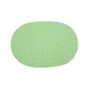 Unique Bargains Trivet Oval Rope Coaster Cotton Non-Woven Fabric 12.6"x8.66"x0.31" - 3 of 3