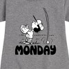 - Peanuts - Lucy Monday Graphic Short Sleeve Fleece Dress - 2 of 4