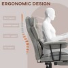 PAGED Adjustable Computer Chair Executive Office Chair with Foot Rest and High Back, Comfy Desk Chair for Office, Bedroom - 4 of 4