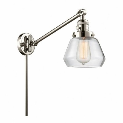 Fulton - 1 Light Swing Arm Wall Sconce In Industrial Style-25 Inches Tall and 8 Inches Wide