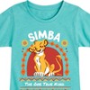 Girls' - Disney - Simba Fitted Short Sleeve Graphic T-Shirt - 2 of 4