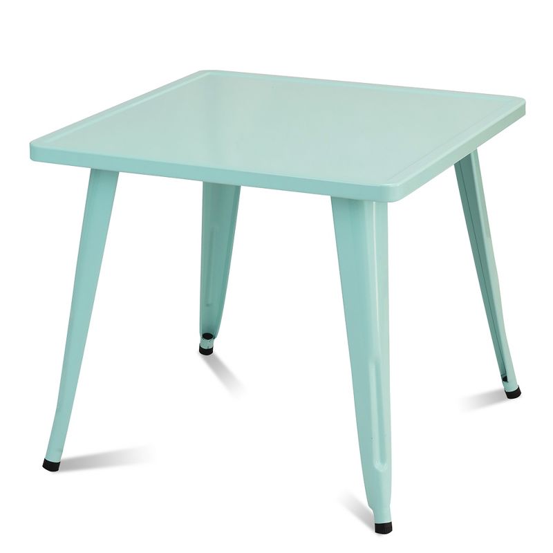 Costway Kids Steel 27'' Square Table Children Play Learn Activity Table Indoor Outdoor, 1 of 11