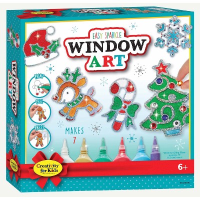 Holiday Easy Sparkle Window Art - Creativity for Kids