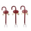 Transpac Metal Candy Cane Y/S Set of 3 Christmas Home Decorations - 3 of 3