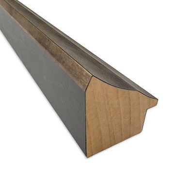Angled Bronze Matte Finish Wood Single Photo Frame 17" x 14"