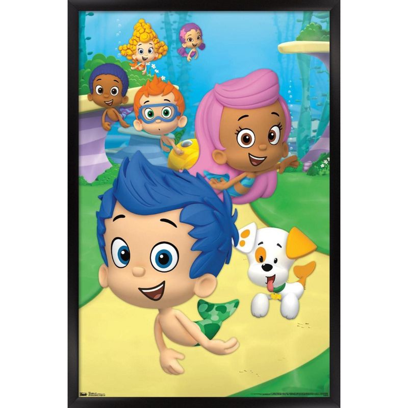 Trends International Nickelodeon Bubble Guppies - Group Framed Wall Poster Prints, 1 of 7