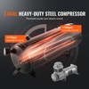 VEVOR Train Horns Kit, 4 Trumpet Air Horn Kit, 150dB Train Horns for Pickup Trucks, 12V 160 psi Air Compressor 2.6 Gal/10 L Tank with Gauge - 4 of 4