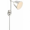 Crystorama Lighting Mitchell 1 - Light Swing Arm Lamp in  Polished Nickel - 4 of 4