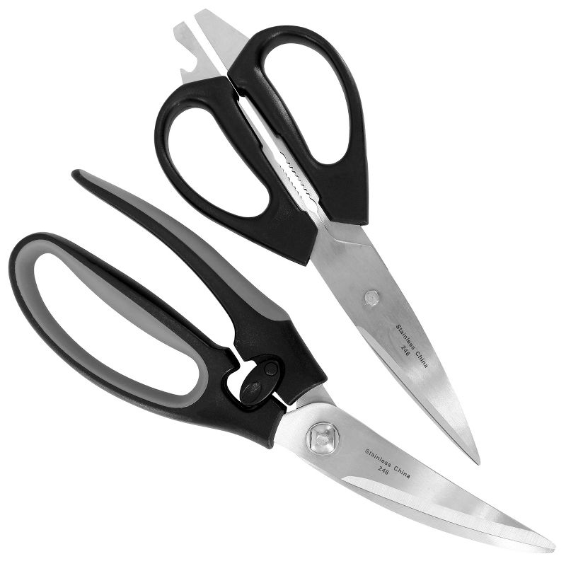 Oster Huxford 2 Piece Kitchen Scissors Set in Black, 4 of 6