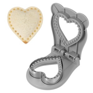 Unique Bargains PP Heart Shape Crustless Sandwich Cookie Cutter - 1 of 4