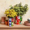 The Lakeside Collection Set of 2 Talavera-Inspired Planters - 3 of 3