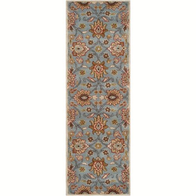 Mark & Day Eckville 3'x12' Runner Tufted Indoor Area Rugs Brick: Stain-Resistant Wool, Traditional, Pet Friendly