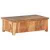 vidaXL Coffee Table Natural wood Solid Reclaimed Wood, Solid Acacia Wood - 4 of 4