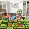 Road Rug for Kids Play Mat, City Traffic Road Map Area Rug, Soft Non Slip Fun Carpet for Kids Toddler Bedroom Playroom Classroom Educational Rug - 2 of 4