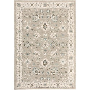 Oriental Weavers A8930L160230ST Andorra 8930L5 Area Rug, 5' 3" X 7' 3", Beige - 1 of 4